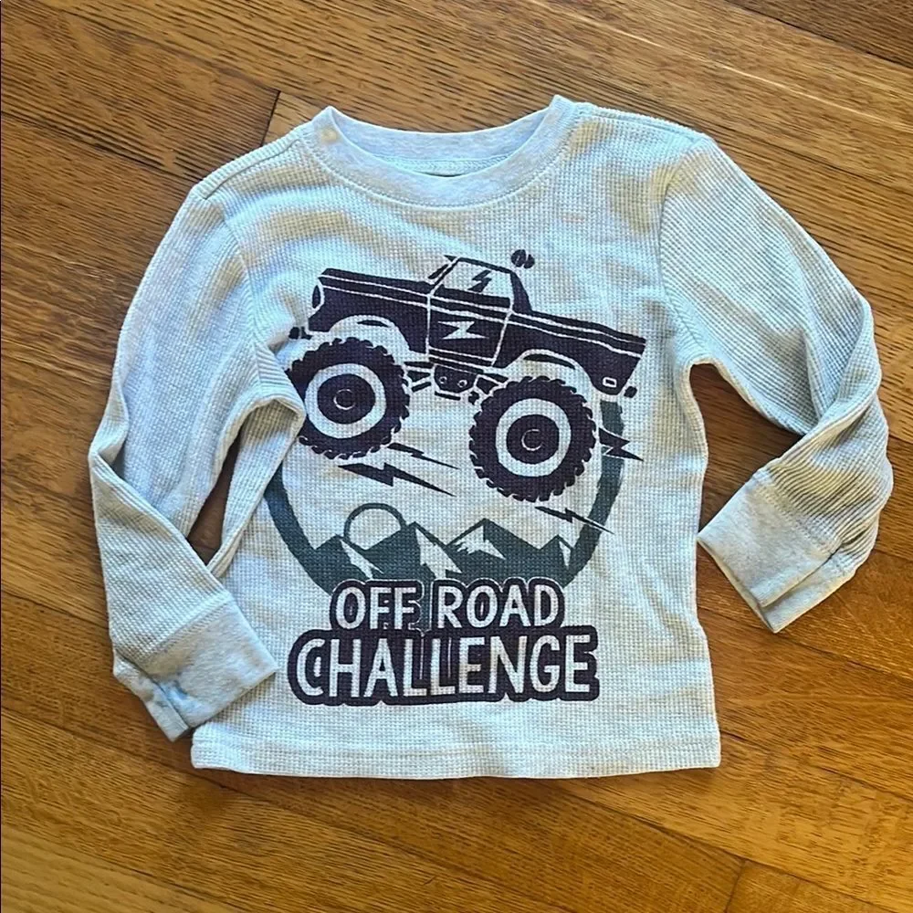 Orange and Gray Kids Shirts Set